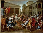 Abduction of the Sabine Women, 1637 - 1638 - Nicolas Poussin - WikiArt.org