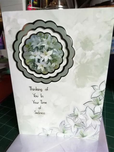 CONDOLENCE CARDS SYMPATHY Card Thinking Of You Handmade Homemade