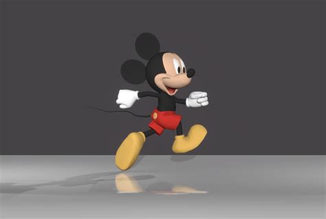 D Model Mikey Mouse Disney Pixar Vr Ar Low Poly Cgtrader