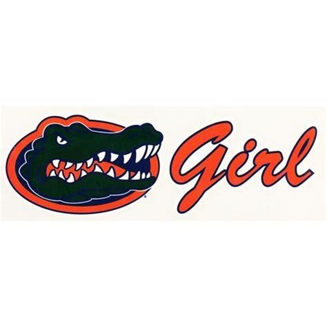 Florida Decal Gator Girl 6