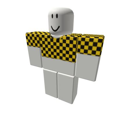 Bringing the world together through play. Checkered yellow black crop top - Roblox