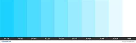 Tints Xkcd Color Bright Sky Blue 02ccfe Hex Colors Palette Colorswall