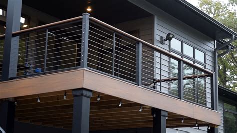 Afco Cable Rail Balcony Railing Design Deck Railing Design Modern Deck