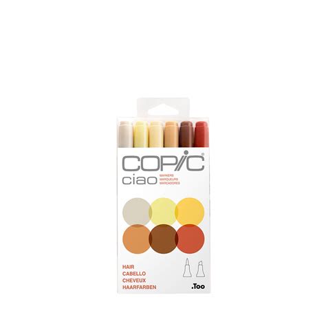 Copic Ciao 6 Colors Set Hair Copic Official Website