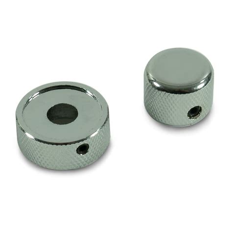 knob set chrome for most common concentric stacked dual reverb