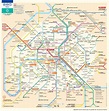 Plano del metro de Paris - Descubri París