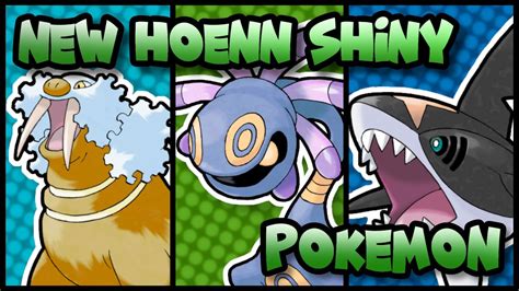 Fixing Shiny PokÉmon All 135 Hoenn Pokémon Youtube