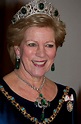 Anne Marie in the emerald parure, and Order of the Elphant, Denmark ...