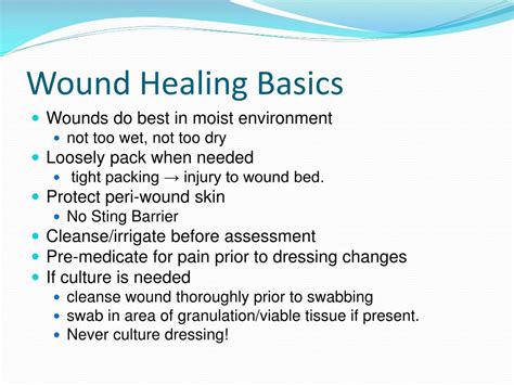 Ppt Wound Care Powerpoint Presentation Free Download Id5403940