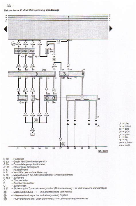 Audi 80 wiring scheme of inclusion of fog lamps since 1985. B4 (Audi 80) Wiring Diagrams