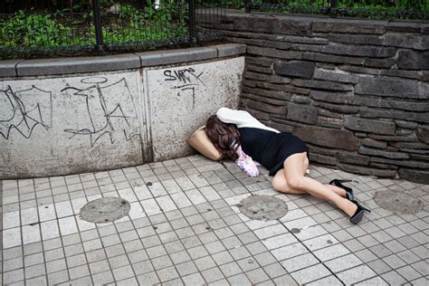 A Tokyo Transvestite Drunk And Asleep On The Street — Tokyo Times
