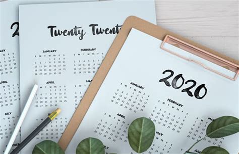 Free Printable 2020 One Page Calendar Rainbow Lovely Planner