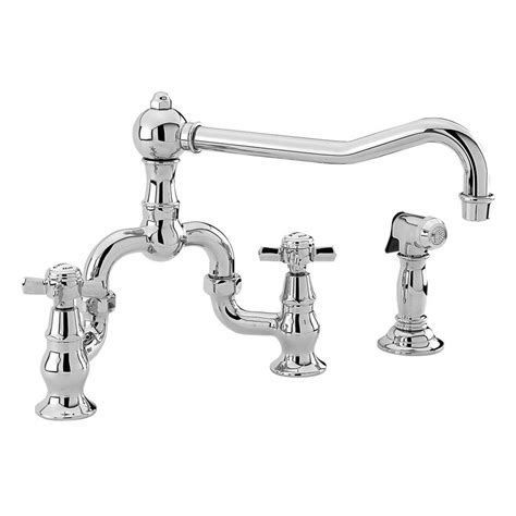 Get this amazing deal up to 56% off kitchen faucets, toilets, bidets & more | starting at only $59 at home depot! Newport Brass Kitchen Faucets Bridge Nickel Tones | H2O ...