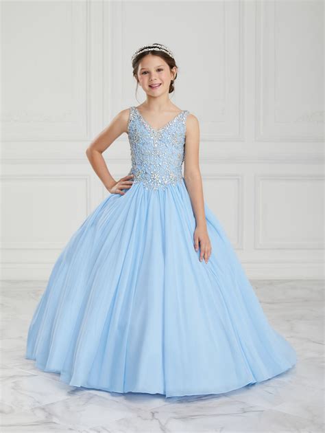 French Novelty Tiffany Princess 13623 Girls Stunning Pageant Dress