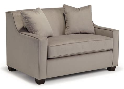 The same cushions for the chair are used for the bed. Best Home Furnishings Marinette Twin-Size Sleeper Chair ...