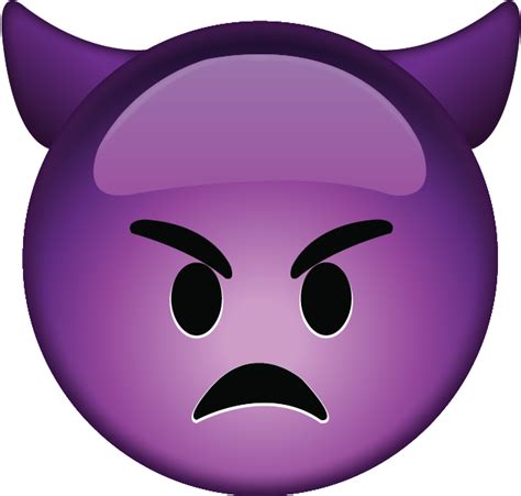 Purple Devil Emoji 640x640 Png Clipart Download