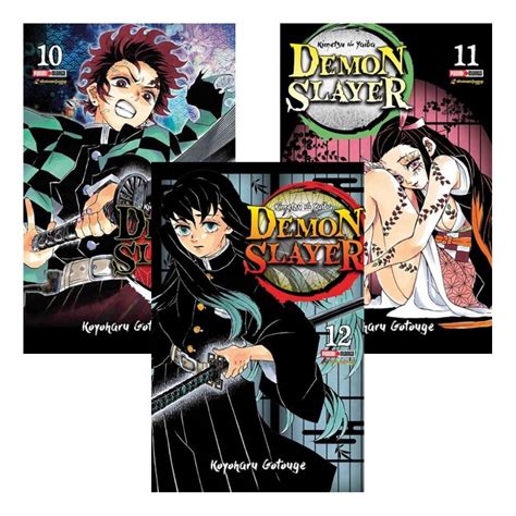 Demon Slayer Pack 10 11 12 Manga Panini Kimetsu No Yaiba Envío Gratis