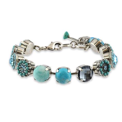 Mariana Jewelry Bliss Bracelet Silver Plated With Crystal Nature