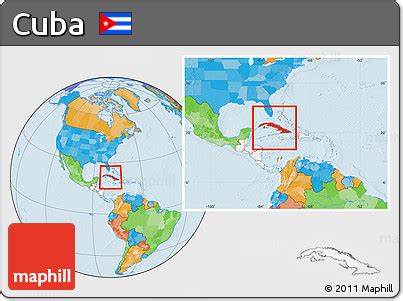 Cuba Location On World Map Map