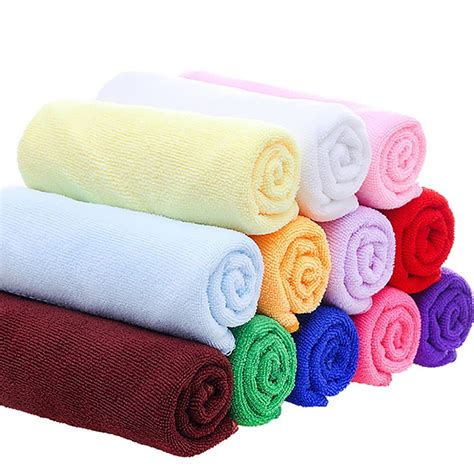 Didihou 30x70cm Small Polyester Absorbent Hand Towel Microfiber Towel