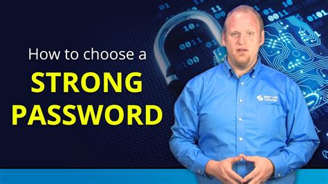 how to choose a strong password with examples youtube