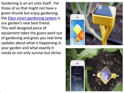 Ppt Product Of The Week The Edyn Smart Gardening System Powerpoint Presentation Id 2156896