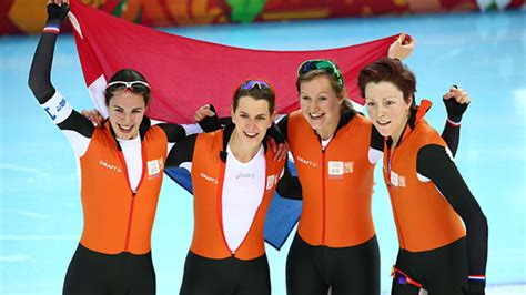 Dutch Women Match Men With Gold In Speed Skating Pursuit And New Olympic Record Olympic News