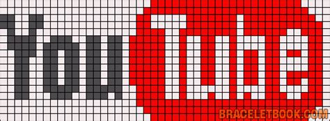 Youtube Logo Pixel Art Grid Handmade Pixel Art Pixel Art Grid