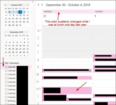 Outlook Calendar Default Color Seemingly Spontaneously Changed Office365