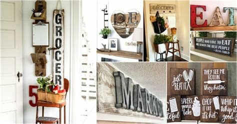 Get inspired by the best designs for 2020 and create a space with personality! 20 Rustic DIY Kitchen Signs That Match Your Farmhouse ...