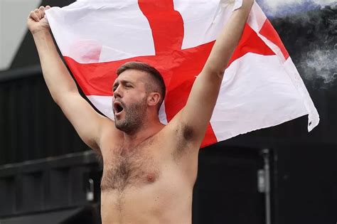 Euro Brave England Fan Strips Completely Naked Ahead Of Historic
