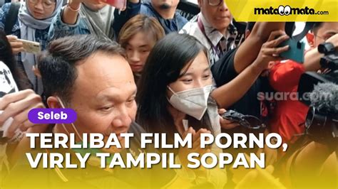 Terlibat Kasus Produksi Film Porno Virly Virginia Tampil Sopan Saat