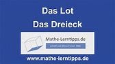 Das Lot - verständlich erklärt - mathe-lerntipps.de - YouTube
