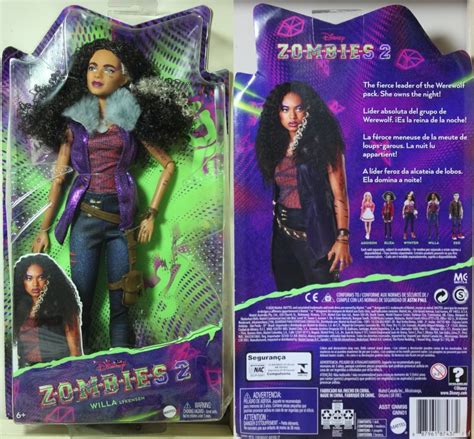 Zombies 2 Mattel Disney Dolls 2020 Addison Eliza Wynter Willy