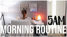 5AM Morning Routine | FALL EDITION | Productive & Healthy | RENEE ...