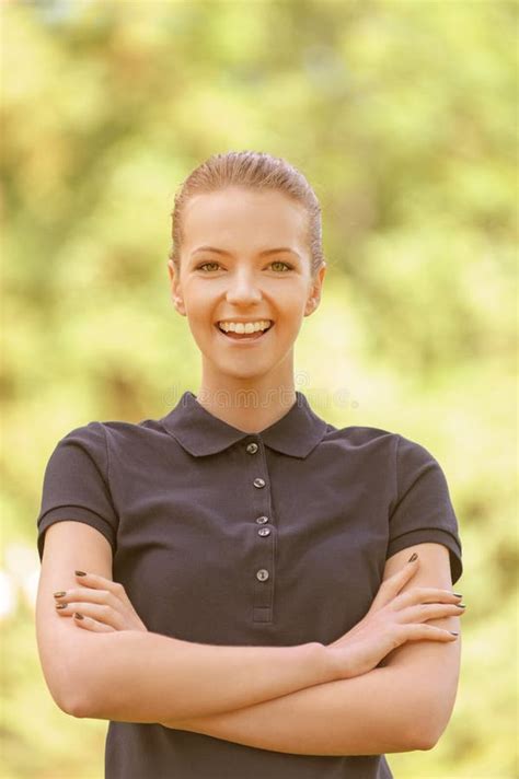 Smiling Beautiful Young Woman Stock Image Image Of Head Countryside