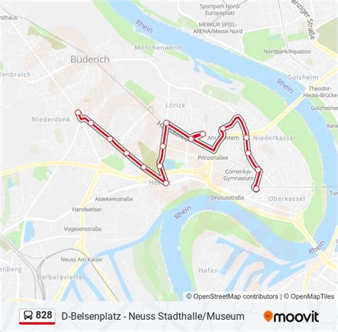 828 Route Schedules Stops And Maps Meerbusch Deutsches Eck Updated