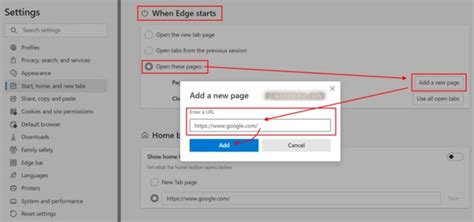 Setup Home Page On Microsoft Edge Browser Pcguide4u