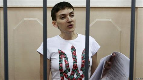 ukraine pilot savchenko appears in russian court bbc news