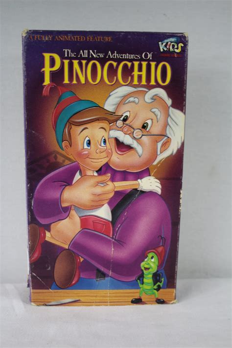 Pinocchio All New Adventures Vhs Childrens Movie Summer Etsy