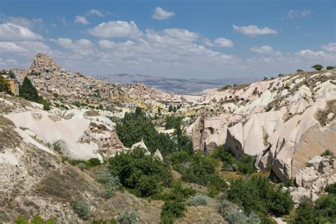 Uchisar Castle In Cappadocia Nevsehir Turkey Stock Photo Image Of