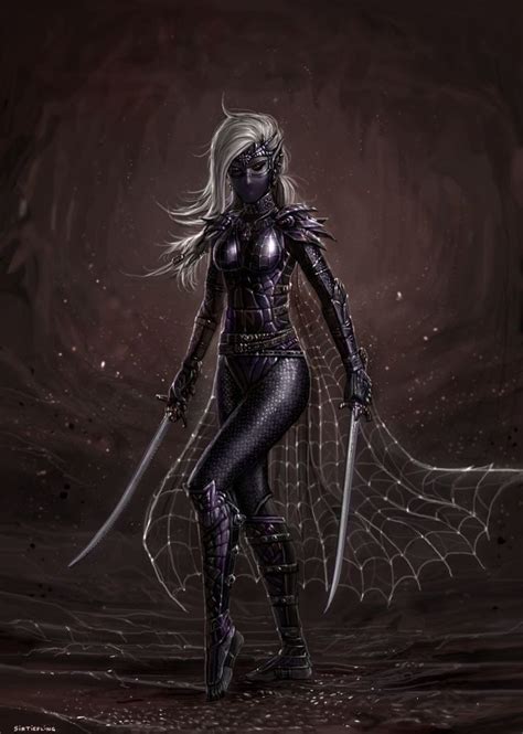 Pin By Primalrogue On Elven Dark Elf Dungeons And Dragons Characters