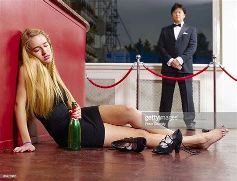 Drunk Teenager Asleep On Night Club Floor Photo Getty Images