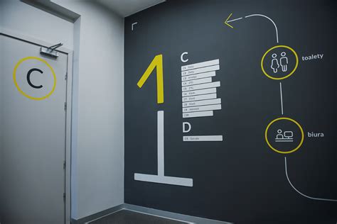 Office Wayfinding System On Behance Wayfinding Signage Design