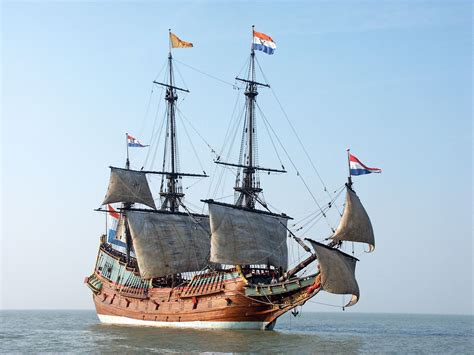 A Superb Replica Of The Batavia Under Sail The Dutch East