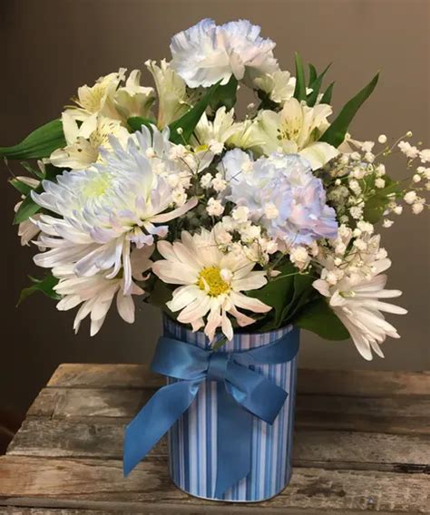 You can give flower and teddy to just about anyone,age hardly matters when it comes to gifting cuddlies unusual gifts, made of beautiful flowers, and wedding flower centerpieces that look like birds are new modern flower arrangements trends in. Pin by Bosland's Flower Shop on New Baby Gifts | New baby ...