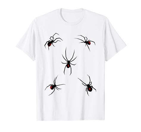Black Widow Spider Halloween T Shirt Zelitnovelty