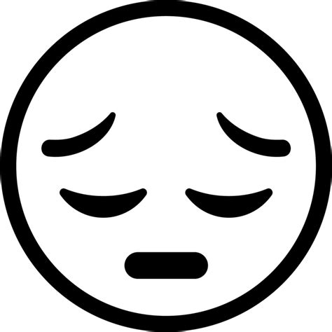 Pensive Face Emoji Rubber Stamp Emoji Stamps Stamptopia