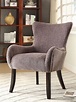 902504 Upholstered Grey Accent Chair from Coaster (902504) | Coleman ...