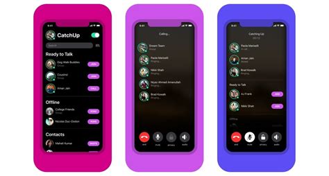 Facebook Catchup Voice Calling App Launched With Support For Group